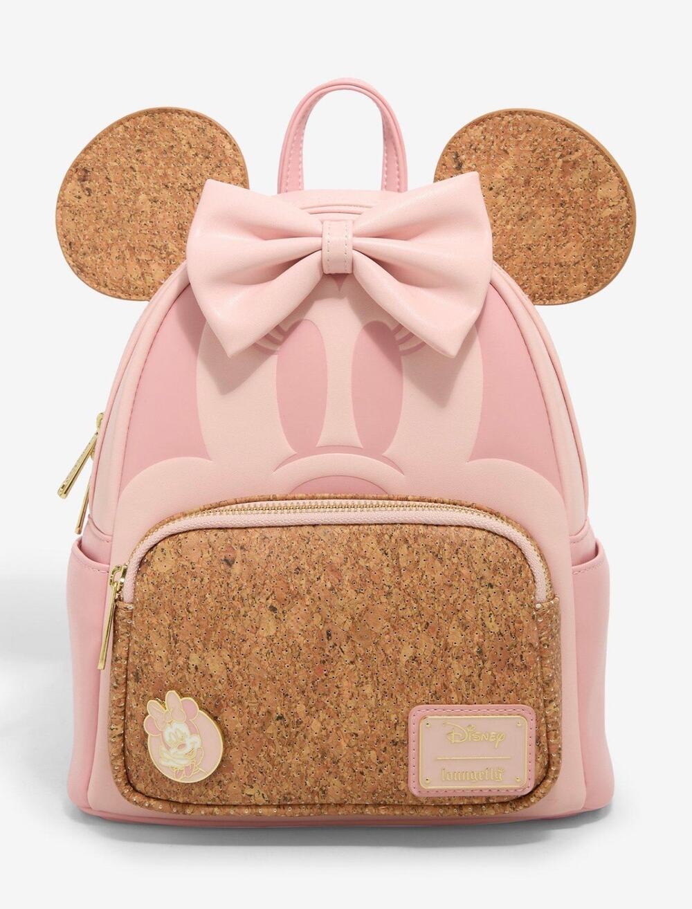 Disney Loungefly Minnie Mouse
Corkboard Pin Display Ears Mini Backpack